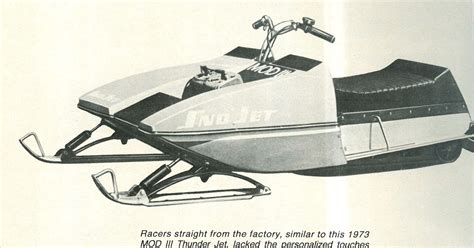 CLASSIC SNOWMOBILES OF THE PAST: 1974 SNO-JET THUNDERJET SNOWMOBILE