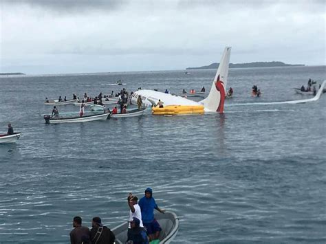 Micronesia plane crash of Air Niugini jet trying to land at Chuuk Island sees all aboard survive ...