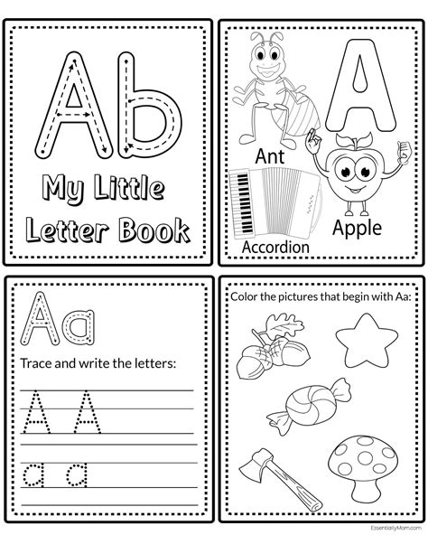 ABC Mini Book Printable | Alphabet Letter Mini Book