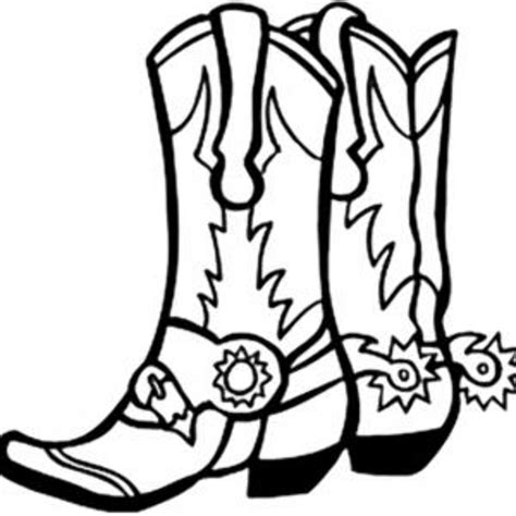 Black Cowboy Boots Clip Art