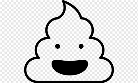 Coloring book Pile of Poo emoji Drawing Smiley, Happy Poop, white, child, pencil png | PNGWing