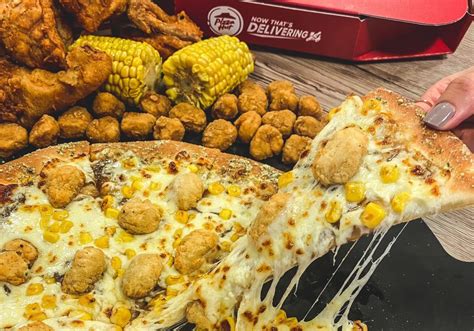 Pizza Hut Have Teamed Up With KFC For The KFC Popcorn Chicken Pizza