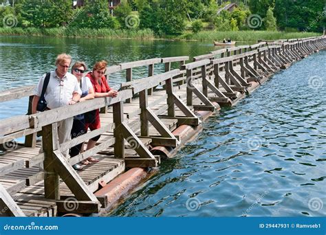 Old pontoon bridge stock image. Image of tourism, water - 29447931