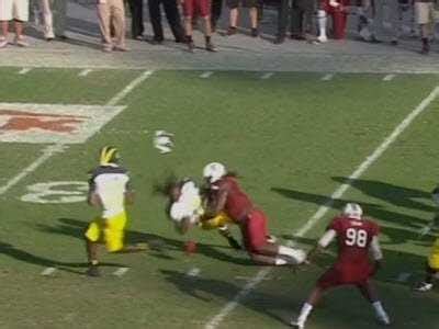 VIDEO: Jadeveon Clowney Delivers The Hit Of The Year Against Michigan ...