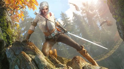 ciri the witcher wild hunt 3 5k iMac Wallpaper Download | AllMacWallpaper