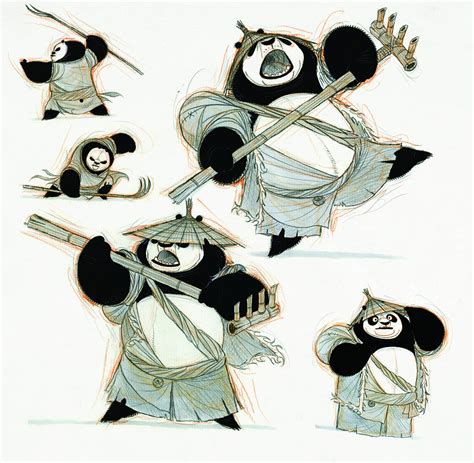 animation news + art — Kung Fu Panda 3 (2016) | character designs by Nico...