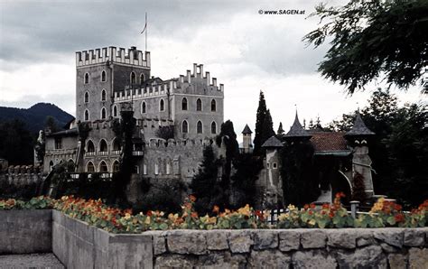 Castle Itter, Tyrol, Austria. Originally built before 1200 and rebuilt in the 19th century, this ...