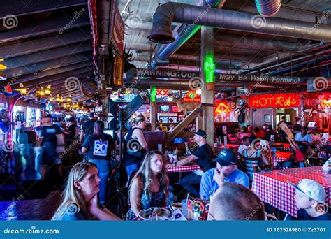 Interiors of a Restaurant in the Fort Worth Stockyards, a Historic District that is Located in ...