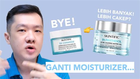 Bye 5X Ceramide?! Review 1 bulan pake SKINTIFIC 5% Panthenol Acne ...