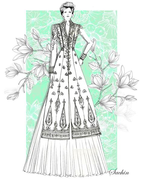 Royal dress - Fashion Illustrations :: Behance