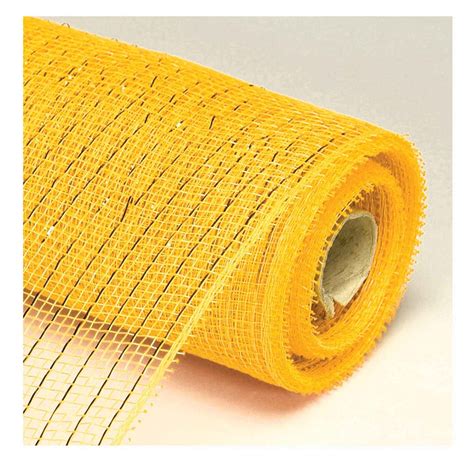 Events and Crafts | Decorative Metallic Mesh Roll - Yellow