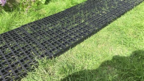 Gardening 4, Black Plastic Paving Driveway Grid Turf Grass Lawn Path ...