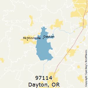 Dayton (zip 97114), OR