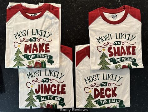 LAZY ONE Matching Family Christmas Pajamas ~ Review & Giveaway US 12/04 | Emily Reviews