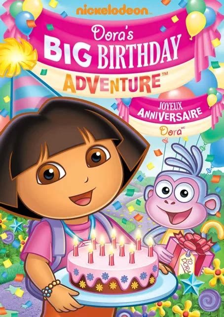 DORA THE EXPLORER: Doras Big Birthday Adventure (DVD, 2011, Canadian ...