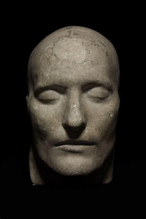 Cast of the Death Mask of Napoleon, 1830s, Plaster of Paris, H 27 x W ...