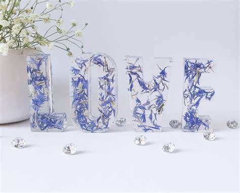 Flower Wedding Letters Wedding Table Decor Top Table - Etsy