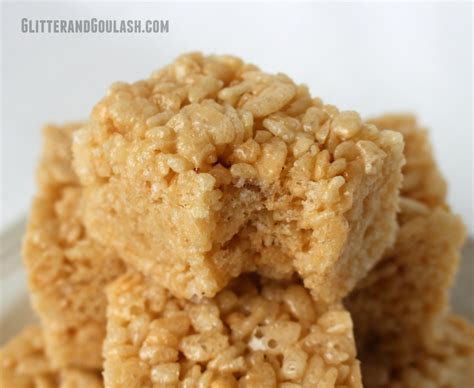 Most Delicious Rice Krispie Bars EVER!! - Glitter and Goulash