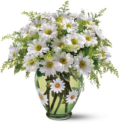 Teleflora's Crazy for Daisies Bouquet.... the vase is a bit much | A Decade Later-- choices ...