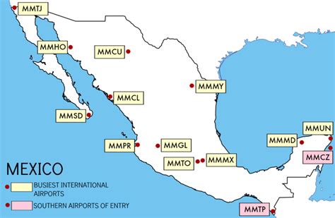 Airport In Mexico Map - Robin Christin