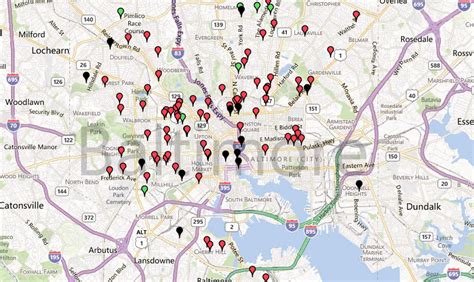 Baltimore hits 100 murder victims on the year [MAP] - Technical.ly