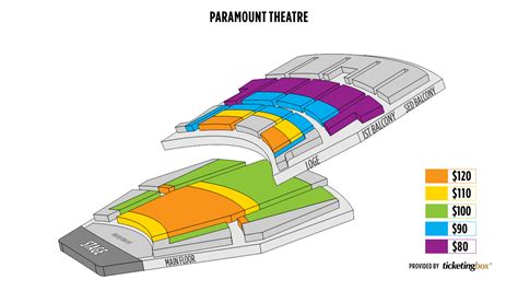 Cedar Rapids Paramount Theatre Seating Chart