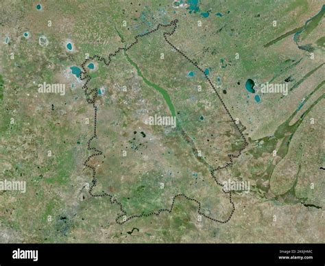 Pavlodar, region of Kazakhstan. High resolution satellite map Stock ...