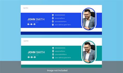 Premium Vector | A set of banners for a company called john smith