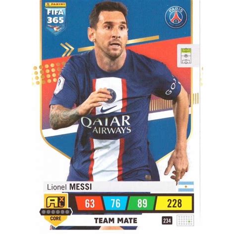 Oferta Online Lionel Messi PSG Adrenalyn XL Fifa 365 2023