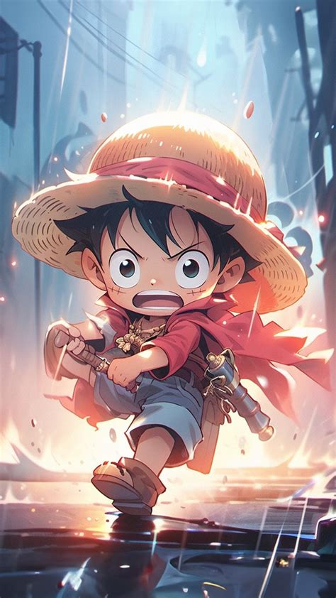 Monkey D. Luffy Wallpaper 4K #templates #zicxi | Şirin çizim, Anime ...