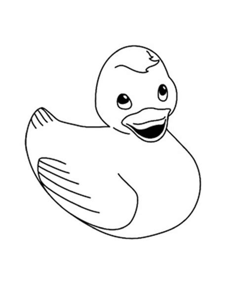 Rubber Ducky Coloring Pages For Christmas