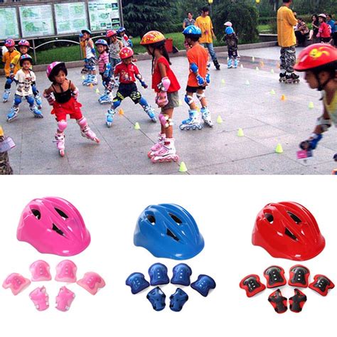 : Kids Protective Gear Set, 7Pcs Sport Safety Equipment Adjustable ...