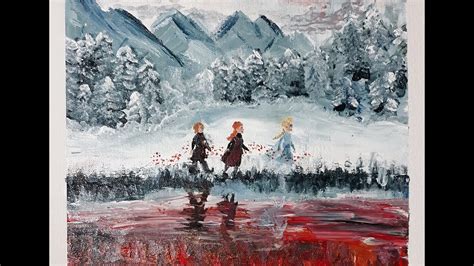 Frozen 2 Painting [Time Lapse] - YouTube
