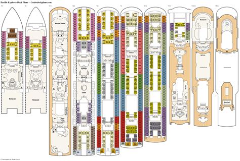 Pacific Explorer Deck Plans, Diagrams, Pictures, Video