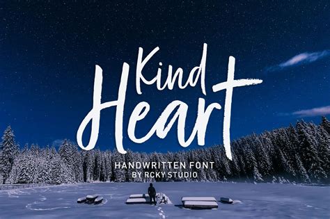 Kind Heart Font Duo By RCKY STUDIO | TheHungryJPEG