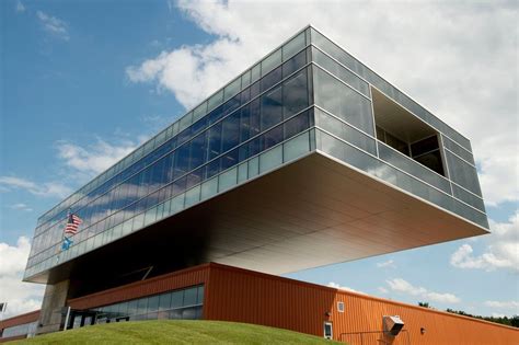 "It's the largest cantilevered building in the U.S., they say," said ...