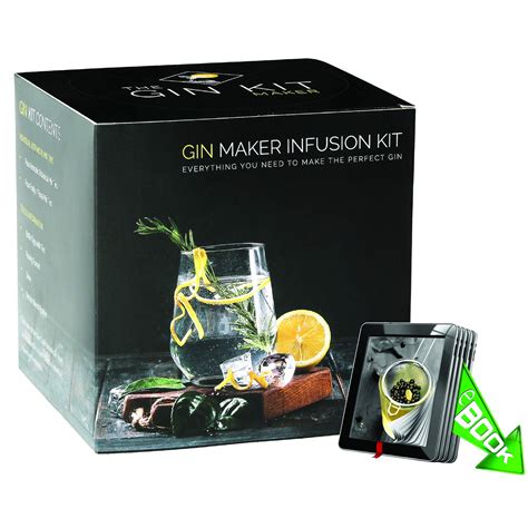 Gin Making Kit: The Ultimate Gin Gift Set - 8 Unique Blended Flavours to Craft Your own Luxury ...