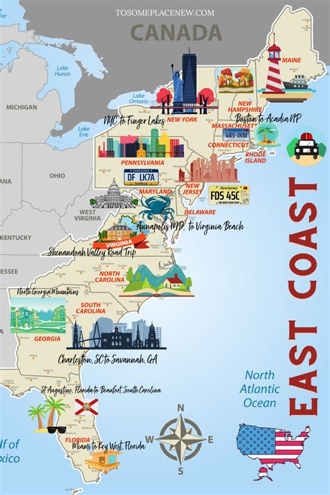 15 East Coast USA Road Trip Itinerary Ideas in 2021 | East coast road trip, East coast travel ...