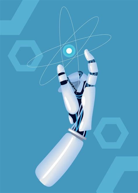 robotic hand artificial intelligence 13830691 Vector Art at Vecteezy