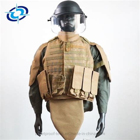 China Full Guard Kevlar / PE Bulletproof Jacket Ballistic Tactical Body ...