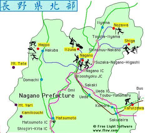 Nagano Prefecture Map - Nagano prefecture map. Nagano prefecture ...