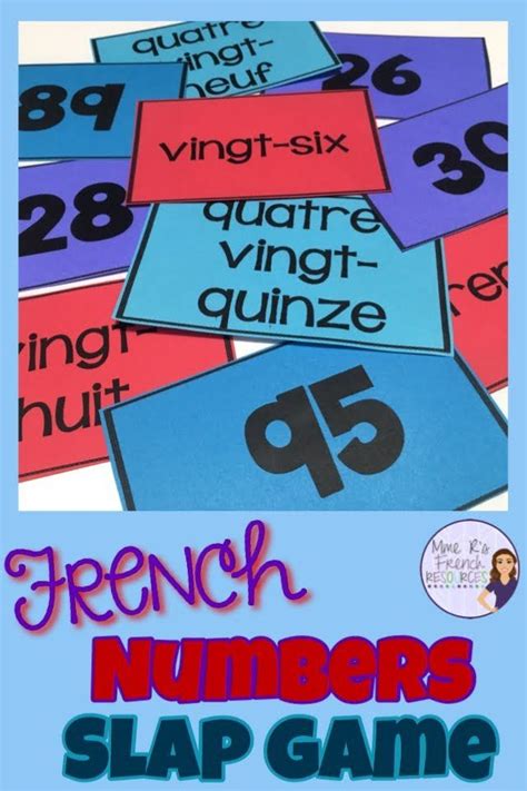 French numbers 1-100 game and flashcards LES NOMBRES 1-100 | Learn french, French vocabulary ...