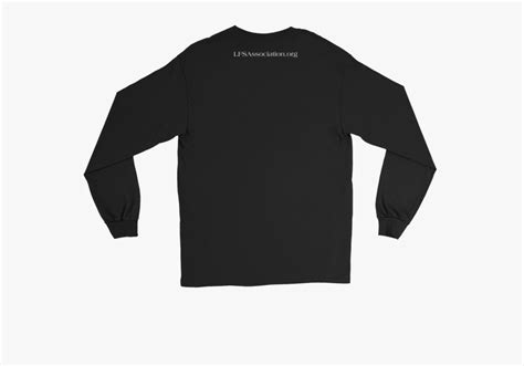 Black Long Sleeve T Shirt Mockup, HD Png Download - kindpng