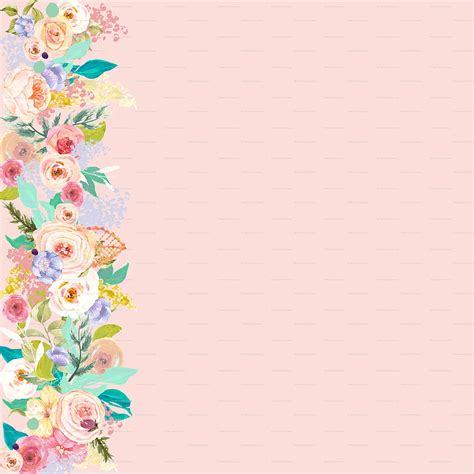 1920x1080px, 1080P Free download | Pastel Garden Spring Floral Border ...