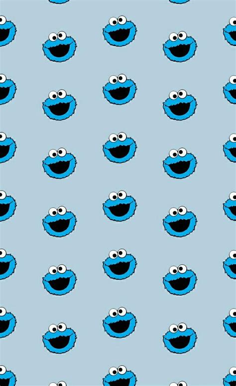 Blue, Cookie Monster, And Pattern, sesame street cookie monster HD phone wallpaper | Pxfuel