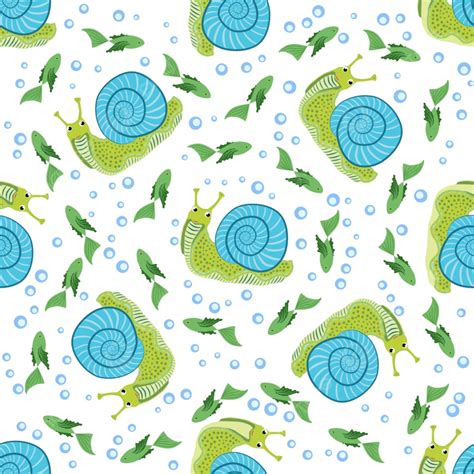 Snail Background, Animal, Seamless, Pattern Background Image for Free Download