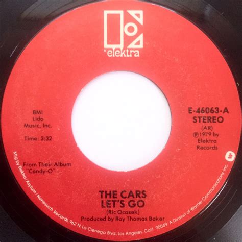 The Cars – Let's Go (1979, AR pressing, Vinyl) - Discogs