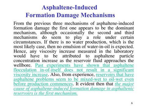 PPT - Asphaltene Near-Wellbore Formation Damage Modeling PowerPoint Presentation - ID:5417032