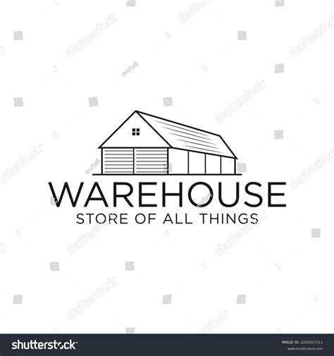 Warehouse Logo Icon Vector Stock Vector (Royalty Free) 2202817311 | Shutterstock