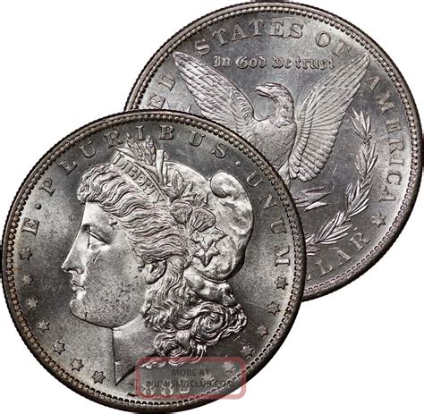 1882 S Morgan Dollar Silver Coin Choice Bu Pl